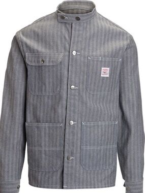 POINTER BRAND Special Make Banded Collar Chore Jacket Fisher Stripe